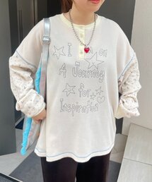 HELLO.SANFRANCISCO | 【HELLO.SANFRANCISCO】花柄プリントワッフルヘンリーTEE(Tシャツ/カットソー)