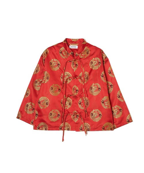DISCOVERED(ディスカバード)の「DISCOVERED DRAGON JB CHINA SHIRT (DC-SS27-SH-03)(シャツ/ブラウス・メンズ・レッド/ブラック・1/3)」の2枚目の写真