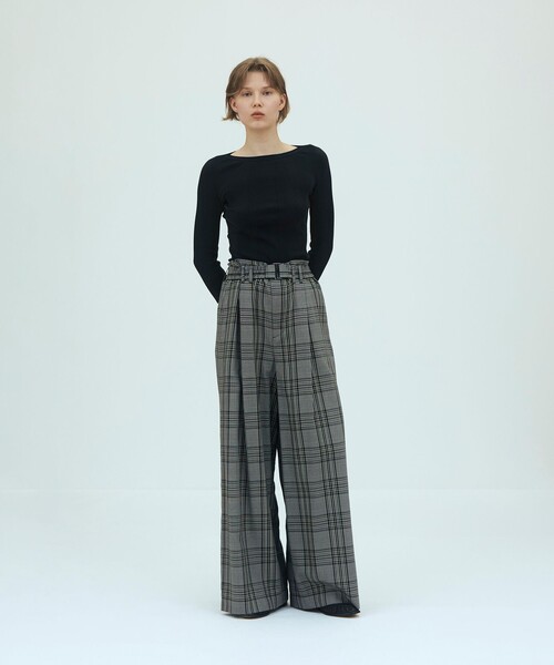 GALERIE VIE(ギャルリー ヴィー)の「コットンランダムリブ ボートネックプルオーバー(Tシャツ/カットソー・レディース・ネイビー/ブラック/ホワイト/ブルー系その他・FREE)」の15枚目の写真