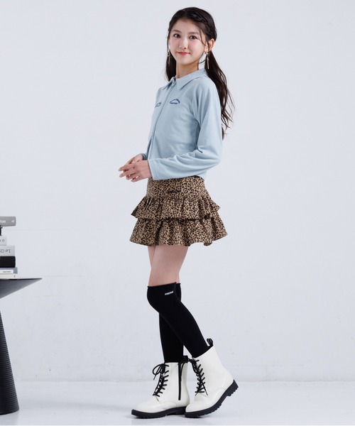 PINKHUNT（ピンクハント）の「PINKHUNT レースアップショートブーツ 2124（ブーツ・キッズ・オフホワイト/ブラック・S size/M size/L size）」の8枚目の写真