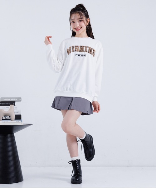 PINKHUNT（ピンクハント）の「PINKHUNT レースアップショートブーツ 2124（ブーツ・キッズ・オフホワイト/ブラック・S size/M size/L size）」の13枚目の写真