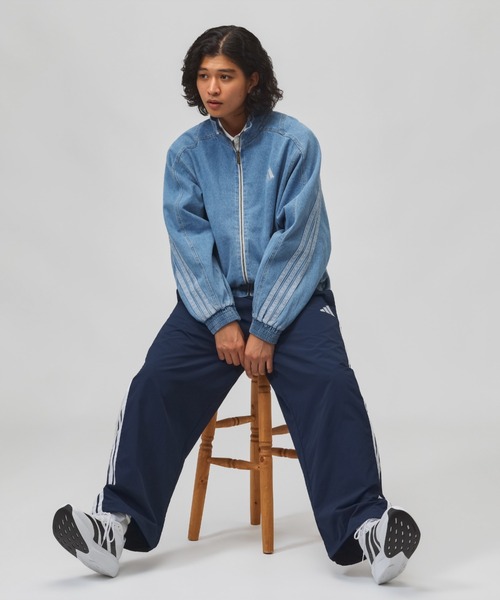adidas(アディダス)の「アディダス adidas スタジアム ライト ツイル ルーズフィット ストレートレッグ パンツ(その他パンツ・メンズ・ブラック/ネイビー/バーガンディー・M/3L/LL/L/S)」の9枚目の写真