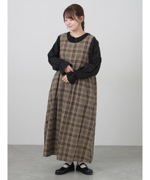 【Cross×Linen】ふんわり前後着ジャンスカ