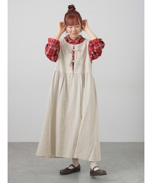 袖メッシュレースワンピース《WEB限定カラーあり》（ワンピース