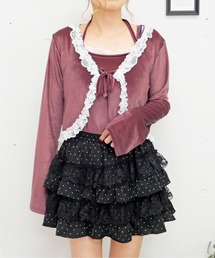 ベロアキャミボレロアンサンブル