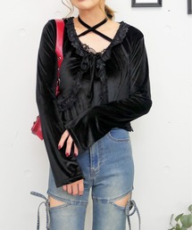 ベロアキャミボレロアンサンブル
