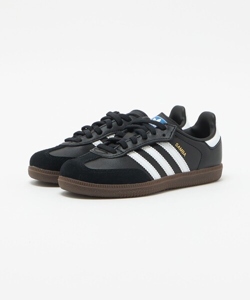 adidas Originals（アディダスオリジナルス）の「【WEB限定】＜adidas Originals＞SAMBA スニーカー  17cm-21cm / キッズ（スニーカー・キッズ・ブラック・20cm/19cm/17cm/18cm/21cm）」の2枚目の写真
