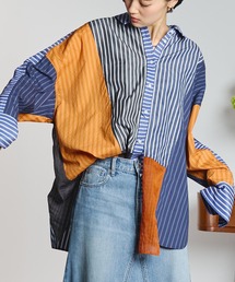 GENE HEAVENS | GENE HEAVENS/STRIPE PANEL SHIRT(シャツ/ブラウス)