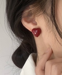 F&D : カラーハートピアス