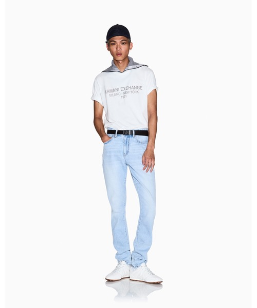 ARMANI EXCHANGE（アルマーニエクスチェンジ）の「【A|X アルマーニ エクスチェンジ】キルテッド レースアップスニーカー（スニーカー・メンズ・オフホワイト/ブラック・6.5/10/9/9.5/8.5/7/6/5.5/8/7.5）」の14枚目の写真