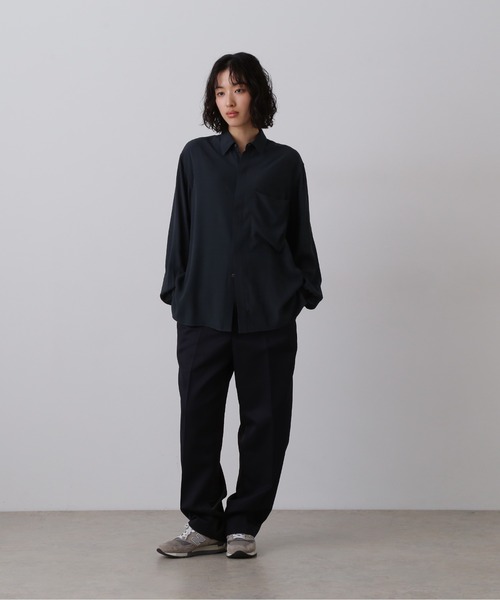 YLEVE(イレーヴ)の「YLEVE / RAYON DE CHINE SHIRT(シャツ/ブラウス・レディース・グレー/イエロー・1/0)」の15枚目の写真