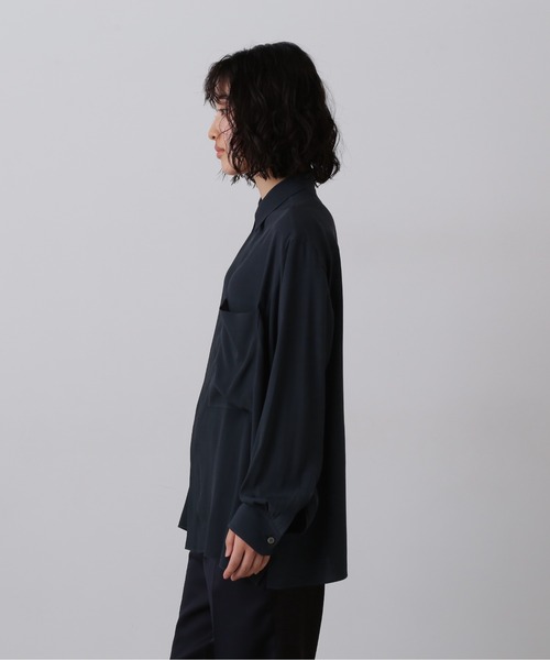 YLEVE(イレーヴ)の「YLEVE / RAYON DE CHINE SHIRT(シャツ/ブラウス・レディース・グレー/イエロー・1/0)」の17枚目の写真