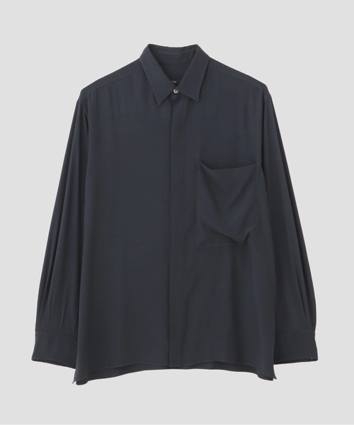 YLEVE(イレーヴ)の「YLEVE / RAYON DE CHINE SHIRT(シャツ/ブラウス・レディース・グレー/イエロー・1/0)」の11枚目の写真