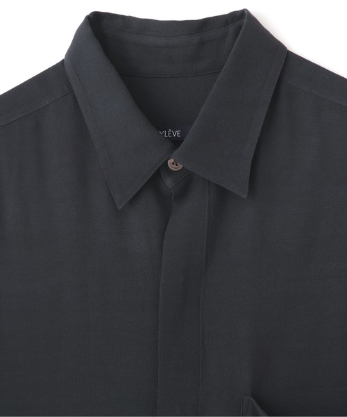 YLEVE(イレーヴ)の「YLEVE / RAYON DE CHINE SHIRT(シャツ/ブラウス・レディース・グレー/イエロー・1/0)」の12枚目の写真