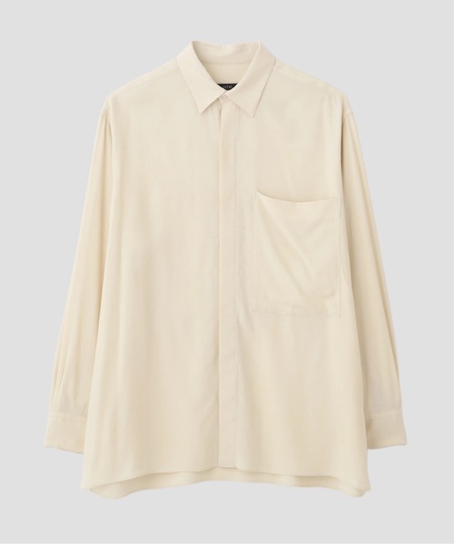 YLEVE(イレーヴ)の「YLEVE / RAYON DE CHINE SHIRT(シャツ/ブラウス・レディース・グレー/イエロー・1/0)」の7枚目の写真