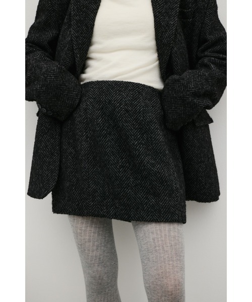 STYLEMIXER(スタイルミキサー)の「ヘリンボーンミニスカート(スカート・レディース・ブラウン系その他/ブラック・MEDIUM/SMALL)」の13枚目の写真
