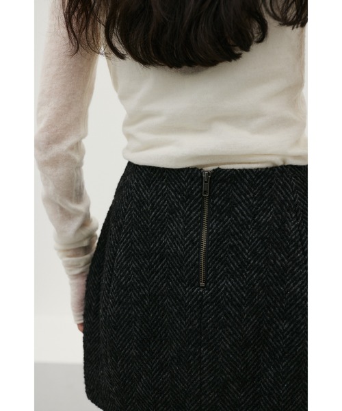 STYLEMIXER(スタイルミキサー)の「ヘリンボーンミニスカート(スカート・レディース・ブラウン系その他/ブラック・MEDIUM/SMALL)」の14枚目の写真