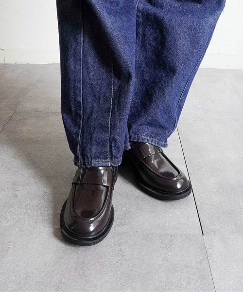 Fabby fabby(ファビィーファビィー)の「4.8cmボリュームソールチャンキーヒールローファー(ローファー・レディース・ブラック系その他/ブラウン/ブラック・MEDIUM/LARGE)」の19枚目の写真