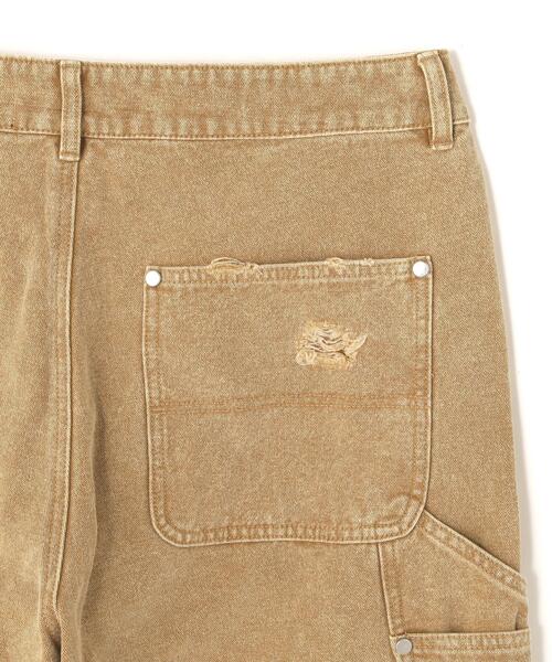 DANKE SCHON（ダンケシェーン）の「DankeSchon/ダンケシェーン/DAMAGE DUCK W-KNEE（その他パンツ・レディース・ベージュ/チャコールグレー・M/L）」の7枚目の写真