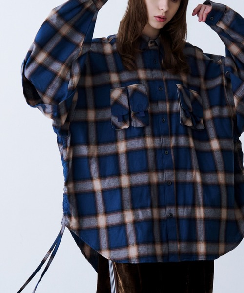 SeeSew(シーソー)の「【UNISEX】CHECK MULTI POCKET SHIRT/チェックマルチポケットシャツ(シャツ/ブラウス・メンズ・イエロー/ネイビー・L/M)」の11枚目の写真