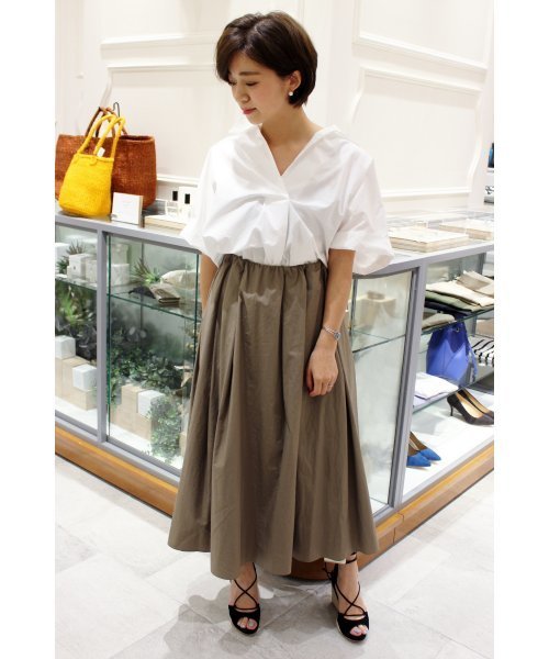 plage（プラージュ）の「60/-タイプライタークロスブラウス◆（シャツ/ブラウス・レディース・ホワイト/ベージュ・FREE）」の19枚目の写真