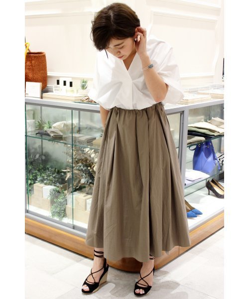 plage（プラージュ）の「60/-タイプライタークロスブラウス◆（シャツ/ブラウス・レディース・ホワイト/ベージュ・FREE）」の20枚目の写真