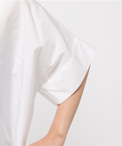 plage（プラージュ）の「60/-タイプライタークロスブラウス◆（シャツ/ブラウス・レディース・ホワイト/ベージュ・FREE）」の7枚目の写真