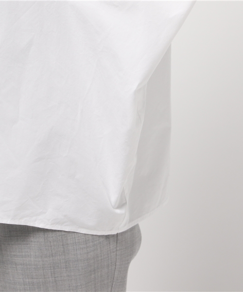 plage（プラージュ）の「60/-タイプライタークロスブラウス◆（シャツ/ブラウス・レディース・ホワイト/ベージュ・FREE）」の8枚目の写真