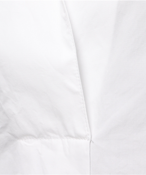 plage（プラージュ）の「60/-タイプライタークロスブラウス◆（シャツ/ブラウス・レディース・ホワイト/ベージュ・FREE）」の9枚目の写真