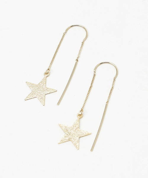 queite（ケイト）の「梨地モチーフアメリカンピアス（ピアス（両耳用）・レディース・その他2/その他3・ﾌﾘ-）」の6枚目の写真