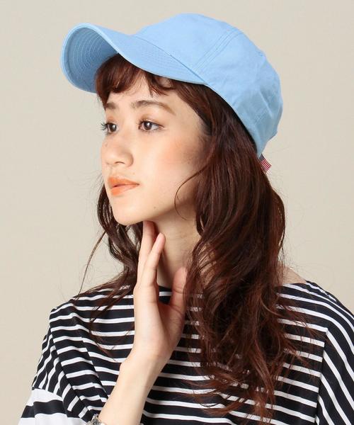 BEAUTY&YOUTH UNITED ARROWS（ビューティーアンドユースユナイテッドアローズ）の「＜BAYSIDE＞ツイル キャップ ¨◇（キャップ・レディース・ホワイト/ブラック/ナチュラル/レッド/ライトブルー/グレー/パープル/ダークブラウン・FREE）」の7枚目の写真