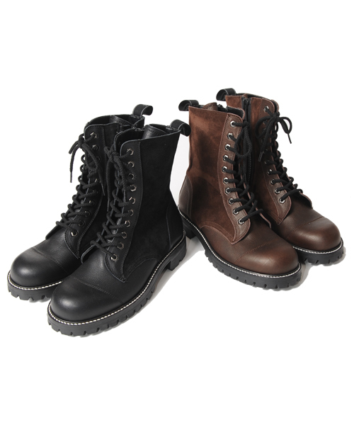 VIRGOwearworks（ヴァルゴウェアワークス）の「MILITARIA SPECIAL BOOTS 【HEXAGON】（ブーツ・メンズ・ブラウン/ブラック・28.5/23.5/26.5/27.5）」の3枚目の写真