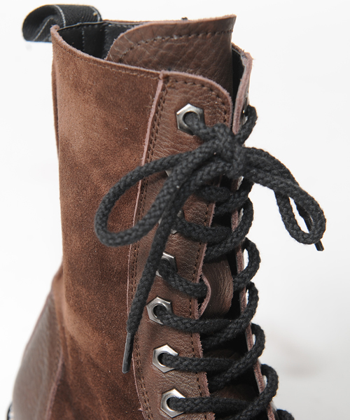 VIRGOwearworks（ヴァルゴウェアワークス）の「MILITARIA SPECIAL BOOTS 【HEXAGON】（ブーツ・メンズ・ブラウン/ブラック・28.5/23.5/26.5/27.5）」の7枚目の写真