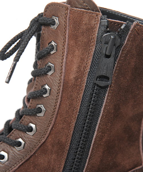 VIRGOwearworks（ヴァルゴウェアワークス）の「MILITARIA SPECIAL BOOTS 【HEXAGON】（ブーツ・メンズ・ブラウン/ブラック・28.5/23.5/26.5/27.5）」の8枚目の写真