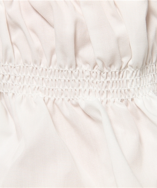 E hyphen world gallery（イーハイフンワールドギャラリー）の「・5Sシャーリングオフショルダーブラウス（シャツ/ブラウス・レディース・ネイビー/ボルドー/オフホワイト/オレンジ系その他・F）」の11枚目の写真