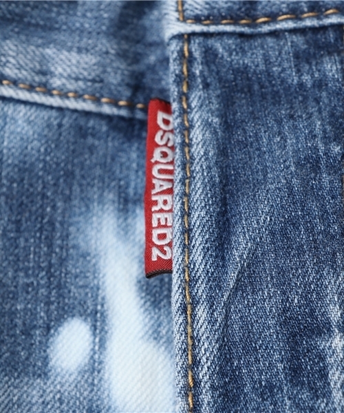 DSQUARED2（ディースクエアード）の「SHORTS /GLAM HEAD SHORT /BLEACHED WASH（デニムパンツ・メンズ・インディゴブルー・46/48/50/44）」の10枚目の写真
