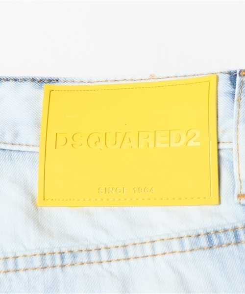 DSQUARED2（ディースクエアード）の「SHORTS /GLAM HEAD SHORT /BLEACHED WASH（デニムパンツ・メンズ・インディゴブルー・46/48/50/44）」の12枚目の写真