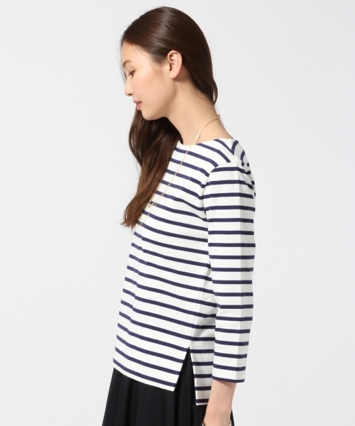 GLOBAL WORK（グローバルワーク）の「【DRESS】ボーダーボートプルオーバー/745496（Tシャツ/カットソー・レディース・オフホワイト/その他・LARGE/MEDIUM）」の8枚目の写真