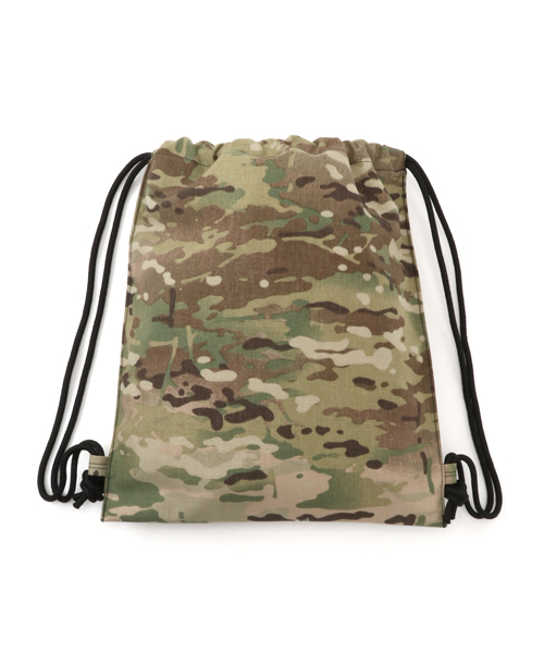 AVIREX（アヴィレックス）の「AVIREX/アヴィレックス/ナップ サック/ NUP SACK（バックパック/リュック・メンズ・カーキ/カモフラージュ/ブラック・FREE）」の4枚目の写真