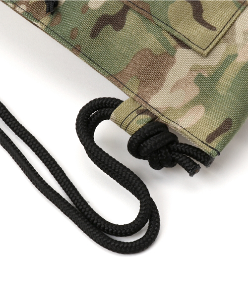 AVIREX（アヴィレックス）の「AVIREX/アヴィレックス/ナップ サック/ NUP SACK（バックパック/リュック・メンズ・カーキ/カモフラージュ/ブラック・FREE）」の5枚目の写真