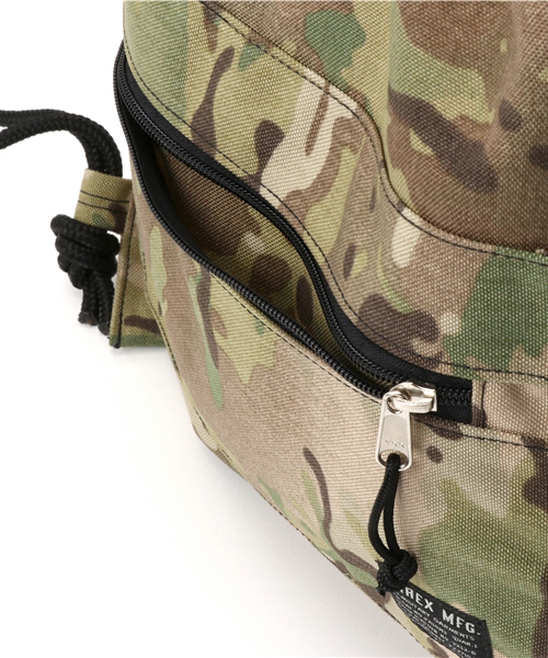 AVIREX（アヴィレックス）の「AVIREX/アヴィレックス/ナップ サック/ NUP SACK（バックパック/リュック・メンズ・カーキ/カモフラージュ/ブラック・FREE）」の7枚目の写真