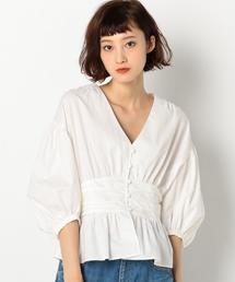Another Edition | タイプライターペプラムブラウス ◆(シャツ/ブラウス)