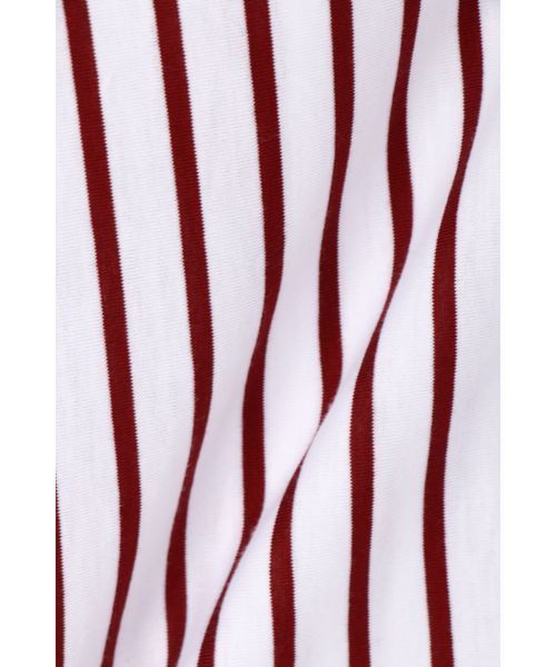 22 OCTOBRE（ヴァンドゥ－オクトーブル）の「◆ストライプジャージーシャツ（シャツ/ブラウス・レディース・ブラウン/ネイビー・38）」の14枚目の写真