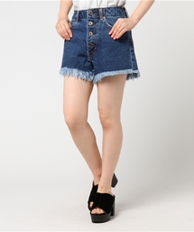 MOUSSY | NO WAIST DENIM SHORTS(デニムパンツ)
