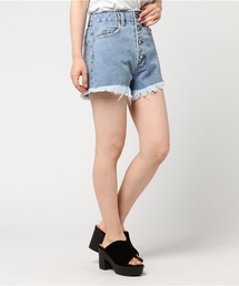MOUSSY | NO WAIST DENIM SHORTS(デニムパンツ)