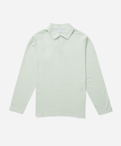 Saturdays NYC（サタデーズ ニューヨークシティ ）の「Sanders Long Sleeve Wool Polo（ポロシャツ・メンズ・オリーブ/レンガ/ブラック・M/X-SMALL/S/L）」の17枚目の写真