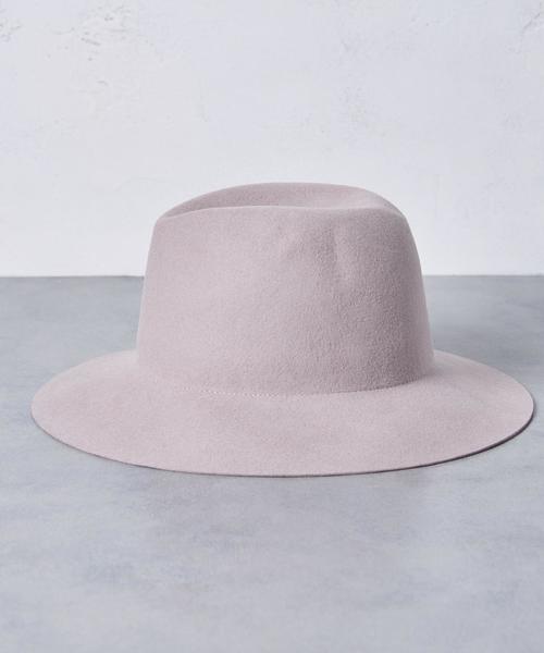 UNITED ARROWS（ユナイテッドアローズ）の「UWSC MANNISH フェルト ハット ◆（ハット・レディース・ブラック/ライトグレー・FREE）」の13枚目の写真