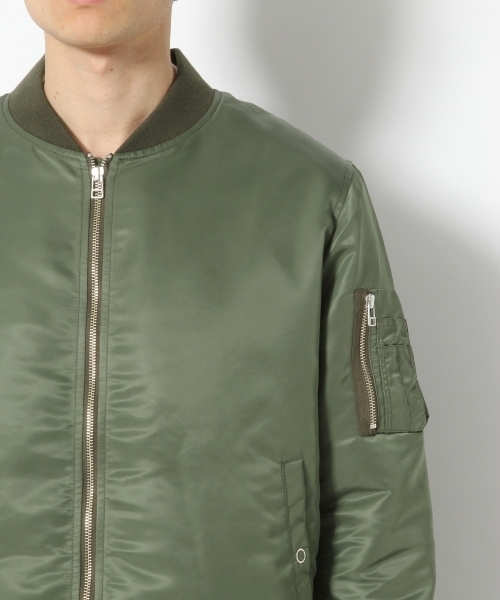 RAGEBLUE（レイジブルー）の「＜シンサレート素材使用＞MA-1/774301（MA-1・メンズ・オリーブ/パープル/ブラック・MEDIUM/LARGE/X-LARGE）」の14枚目の写真