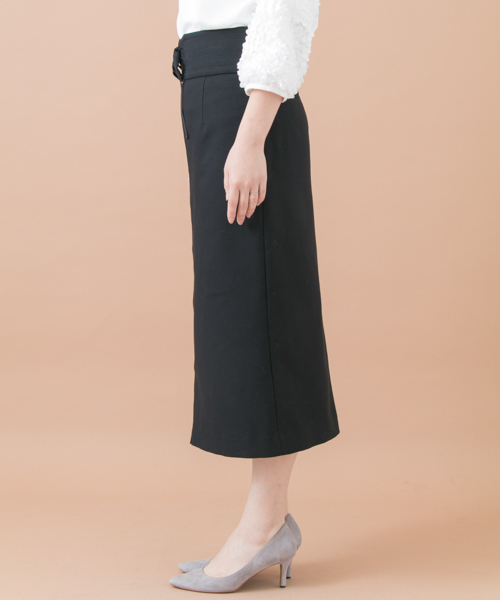 URBAN RESEARCH ROSSO WOMEN（アーバンリサーチ　ロッソ）の「ベルト付きタイトスカート（スカート・レディース・ベージュ/ブラック・36/38）」の12枚目の写真