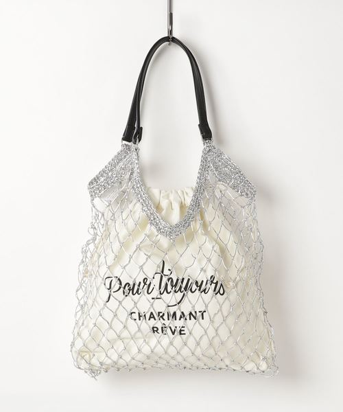 LOWRYS FARM(ローリーズファーム)の「FLハンドルメッシュトート 779557 (トートバッグ・レディース・ブラウン/シルバー/ブラック・FREE)」の5枚目の写真